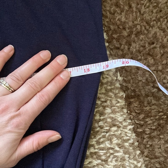 Cable & Gauge Blue Ruched Midi Dress - Picture 9 of 10